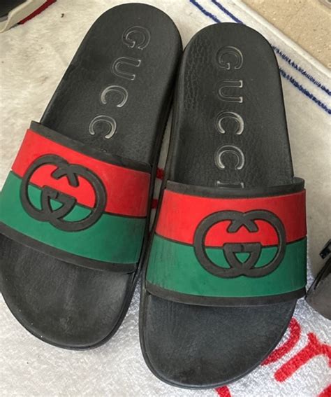 where to find shoe size on gucci slides|authentic gucci slides.